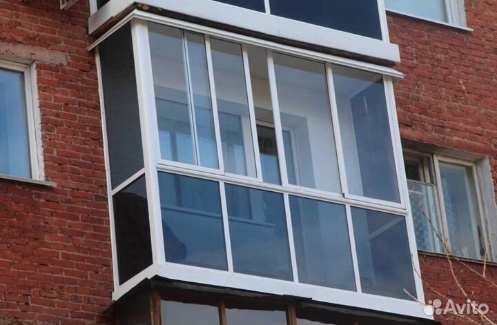 Остекление балконов и лоджий под ключ C7243
