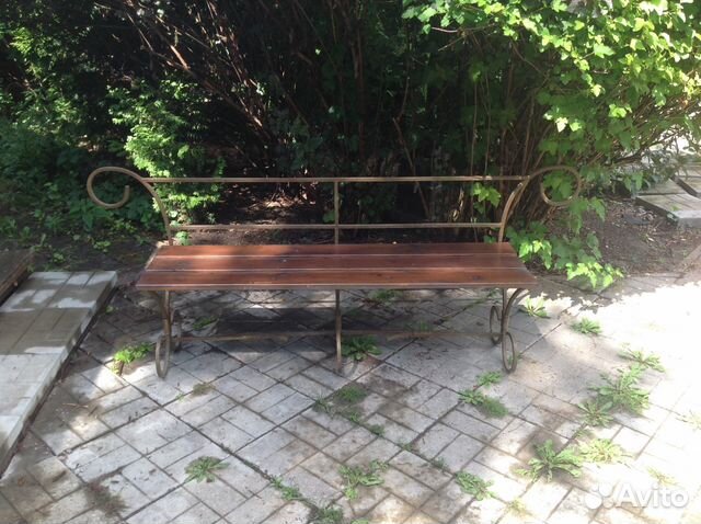 Скамейка из металла