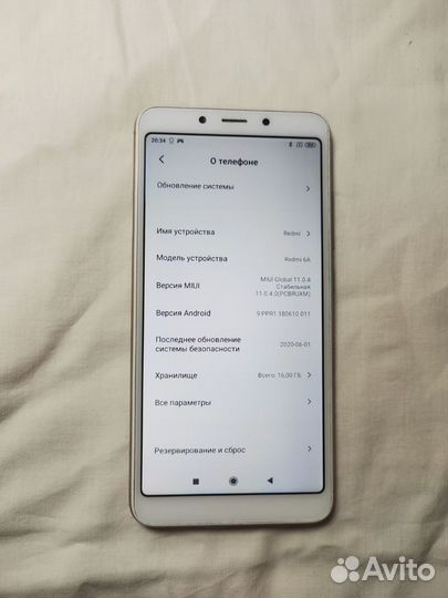 Xiaomi Redmi 6A, 2/16 ГБ