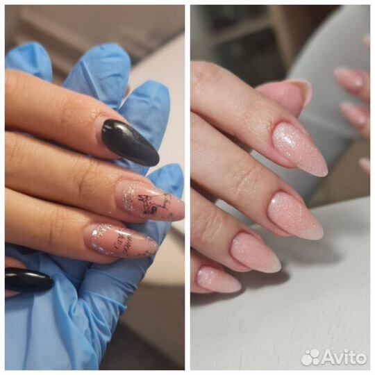 Маникюр, педикюр, наращивание ногтей