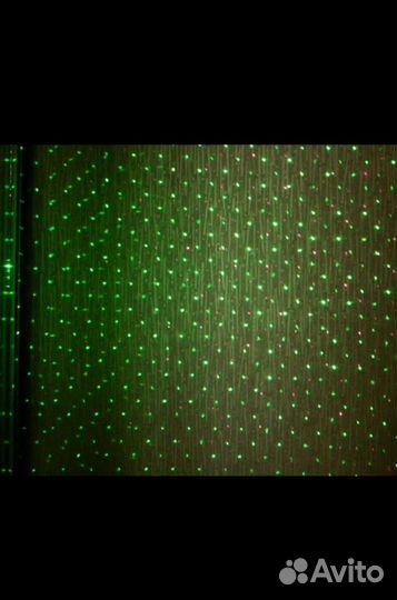 Лазер зелёный луч