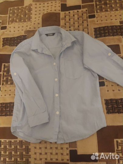 Рубашка школьная для мальчика 116-122р