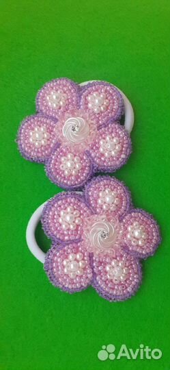 Резинки для волос ручной работы