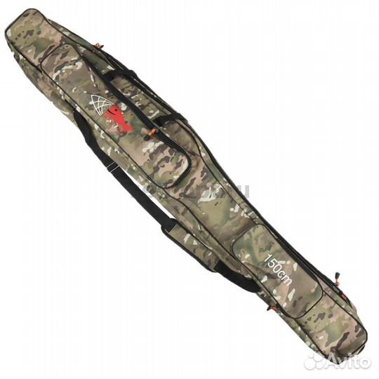 Чехол для удилищ 150 см, 3 отделения для удилищ