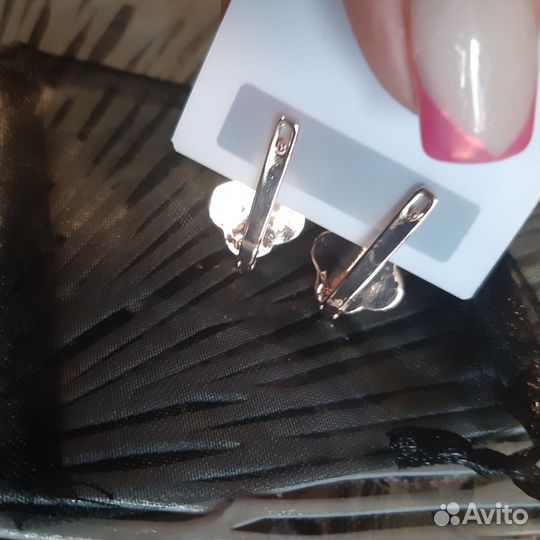 Серьги клевер