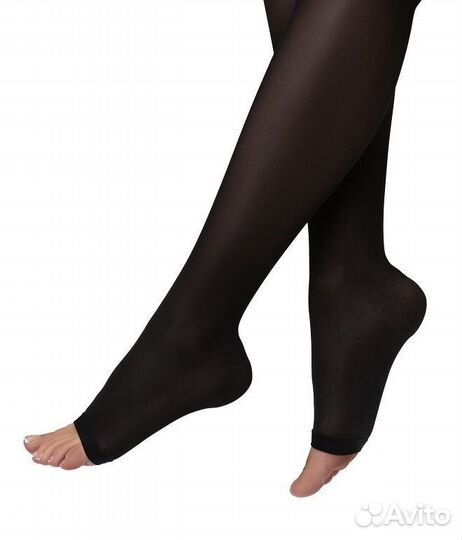 EU 216 Чулки компрессионные, откр. носок, унисекс