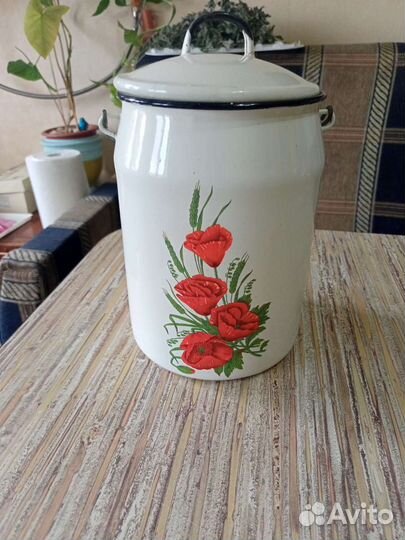 Бидон эмалированный 3л (СССР)