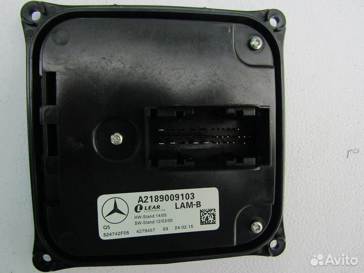 Блок управления Mercedes W218 A2189009103