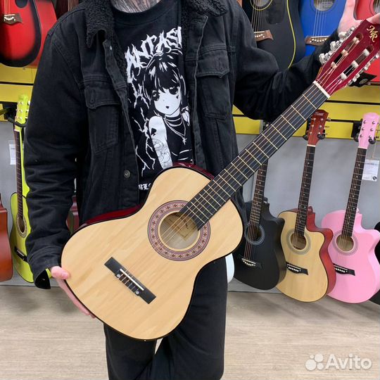 Классическая гитара + Чехол + Аксессуары