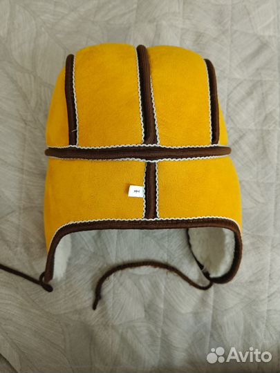 Шапка ушанка детская натуральный мех новая