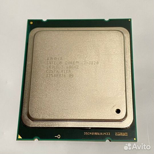 Процессор intel core i7 3820 lga 2011