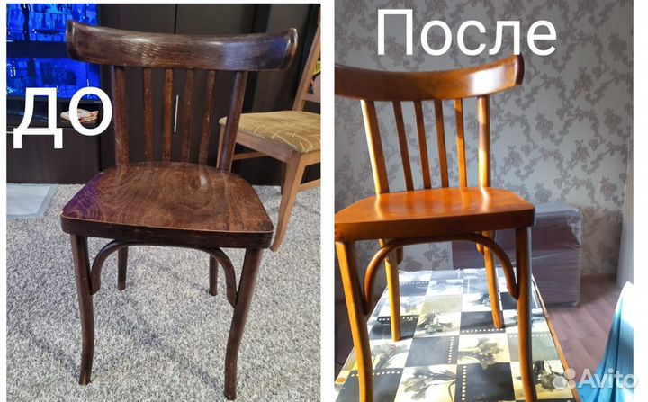Реставрация антикварной деревянной мебели, стульев