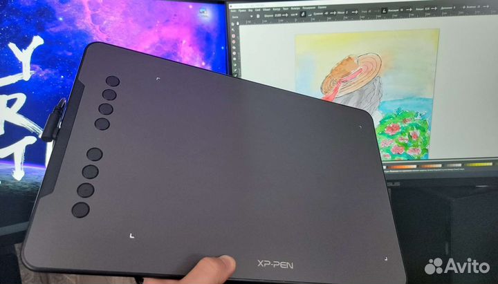 Графический планшет xp pen deco 01 v2