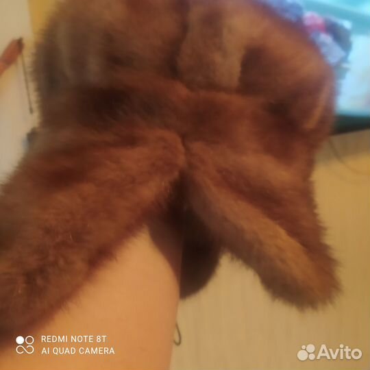 Шапка норковая женская