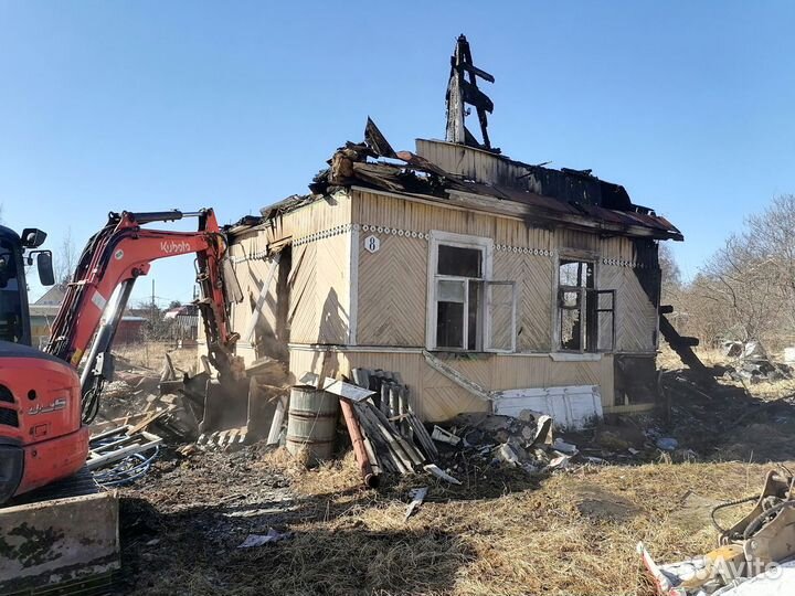 Снос зданий, разбор дачных домов, сараев, бань