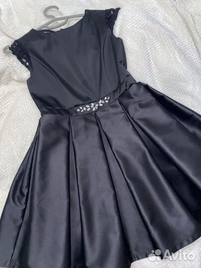 Платье детское черное нарядное