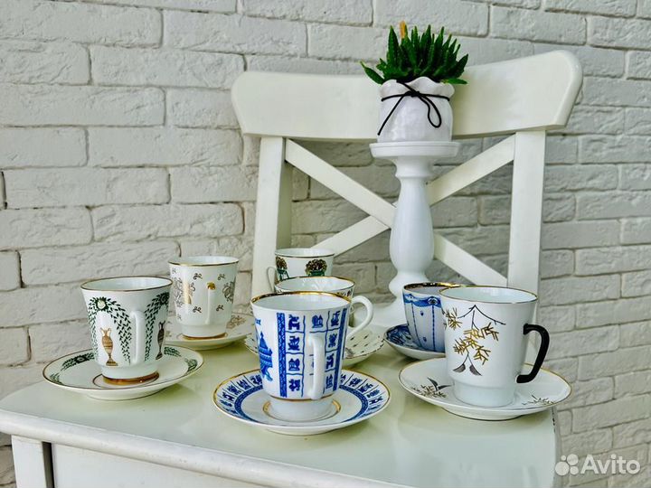 Кофейные пары лфз Костянной фарфор