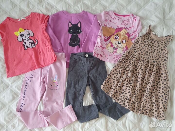 Комплект одежды на девочку hm, waikikki