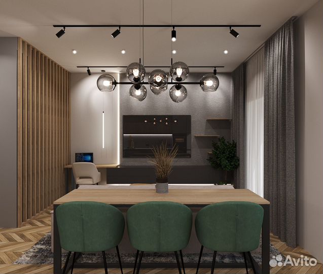 Дизайн интерьера квартир домов помещений