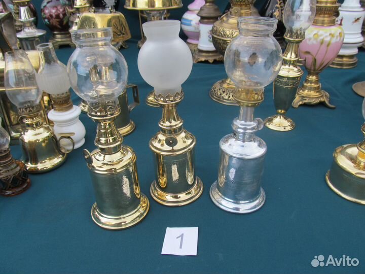 Старинные, антикварные,винтажны лампы керосиновые