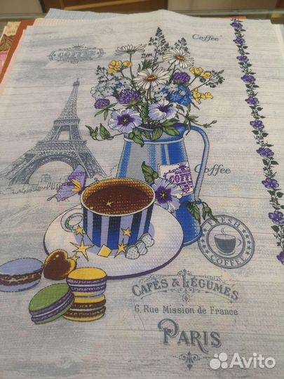 Вафельные полотенца на кухню, баню и на пляж