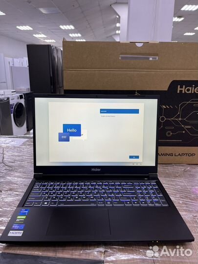Ноутбук игровой Haier GTX1650 i5 11400H 8/512G