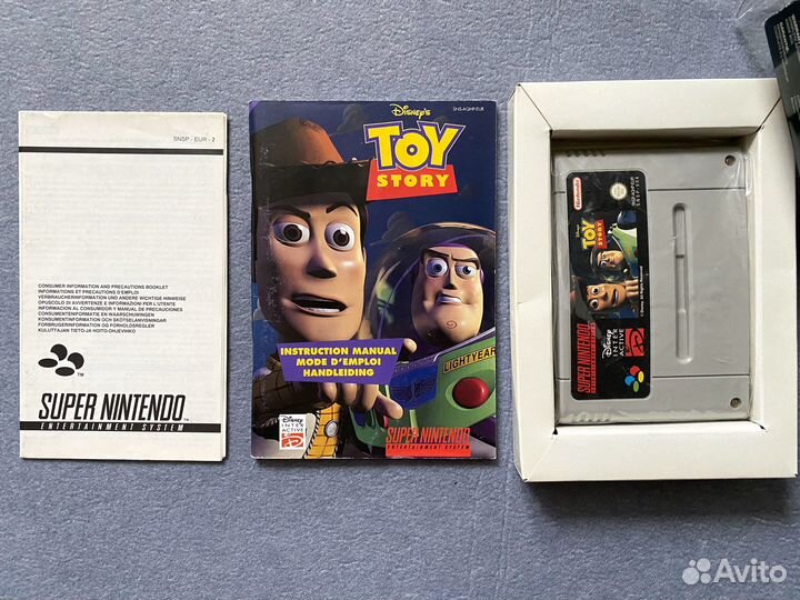 Картридж Toy Story snes, Super Nintendo PAL