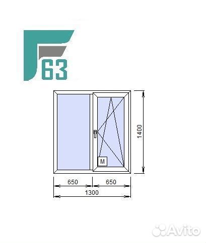 Пластиковое окно в наличии
