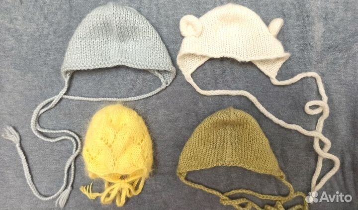 Реквизит для фотосессии новорожденных (шапочки)