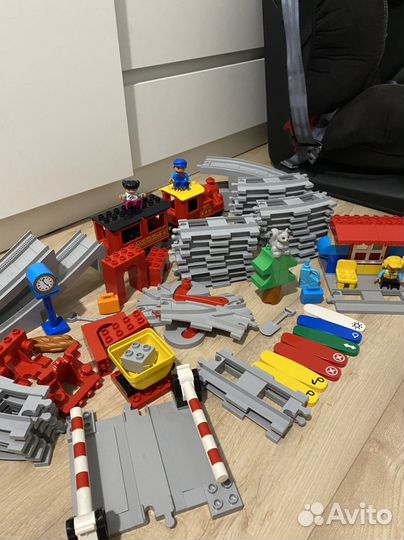 Lego duplo поезд на паровой тяге
