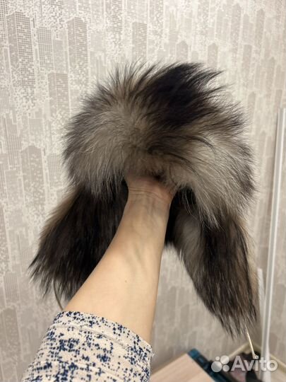 Шапка ушанка женская