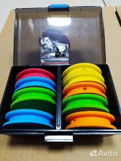 Поводочница круглая набор 10 шт разноцветная