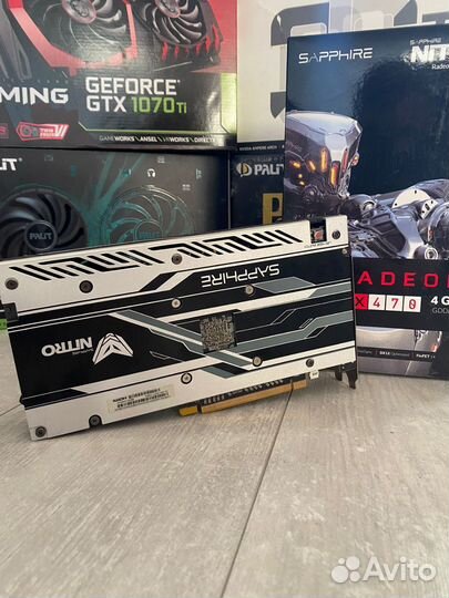 Видеокарта sapphire rx470 nitro 4gb