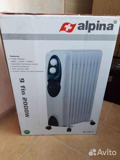 Обогреватель alpina новый