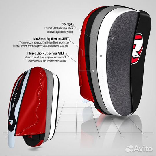 Боксерские лапы RDX T5 PRO