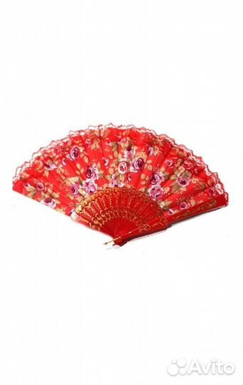 Веер складной кружевной 