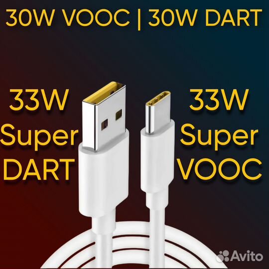 Провода для быстрой зарядки realme и oppo
