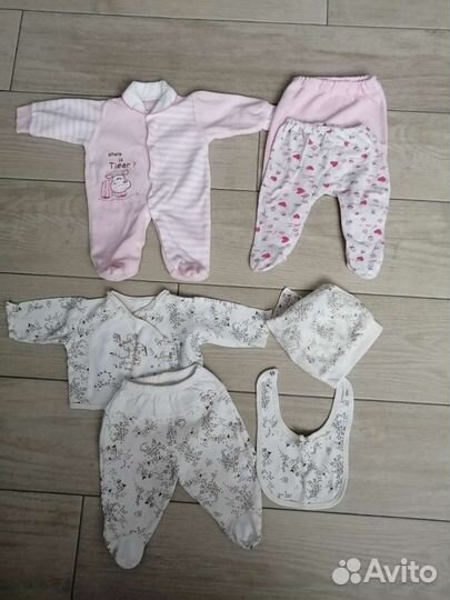 Детские вещи пакетом от 0 до 3 месяцев