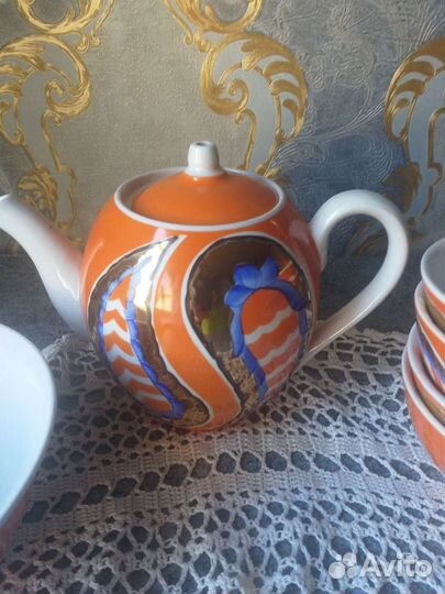 Сервиз чайный с пиалами СССР 