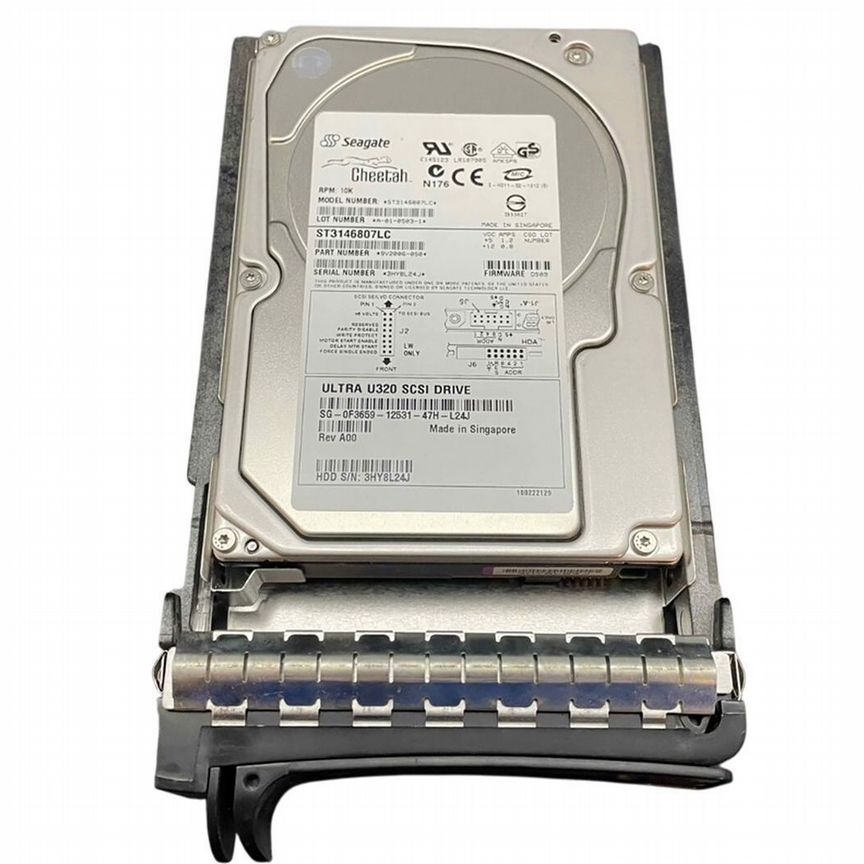 [F3659] Жесткий Диск Dell 146gb U320scsi 3.5" Hdd F3659