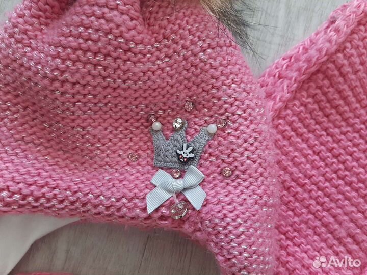 Шапка и снуд для девочки