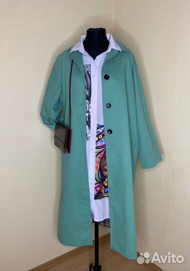 Пальто женское бохо большого размера