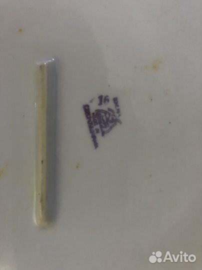 Блюдо фарфор богемия чехословакия