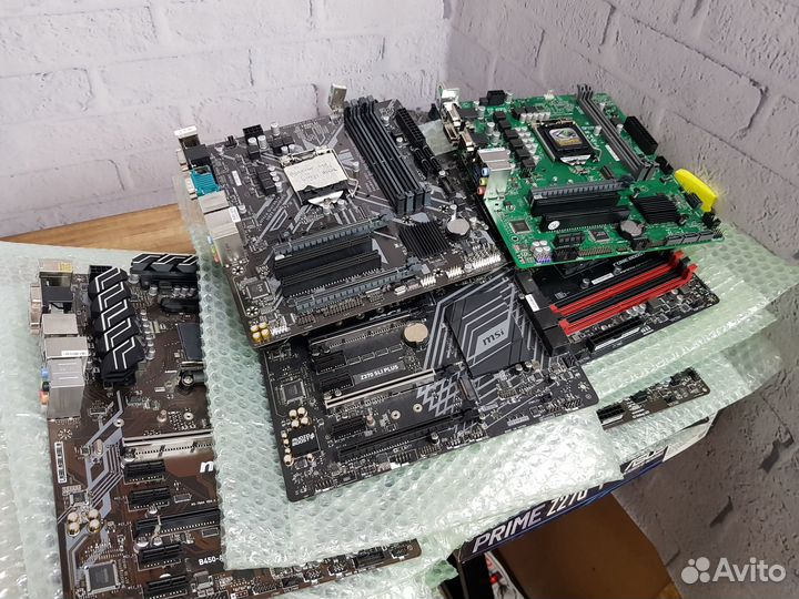 Материнские платы на ремонт / нерабочие