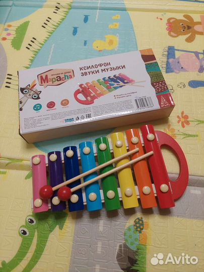 Ксилофон детский новый