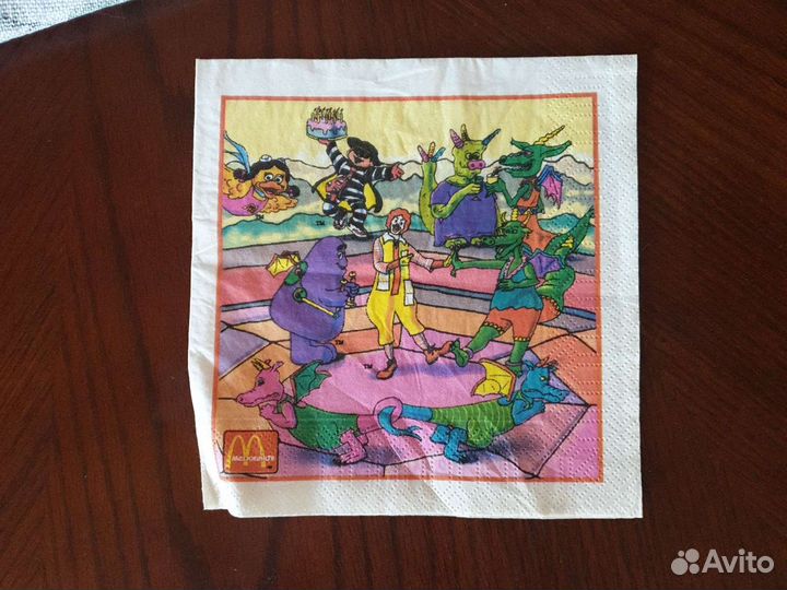 Салфетки бумажные McDonalds