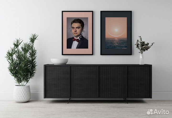 Портрет, картина, печать фото на холсте