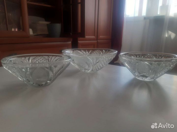 Хрустальная конфетница СССР