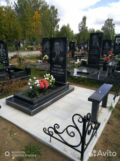 Памятники из гранита, мрамора, мраморной крошки