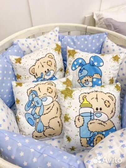 Бортики на детскую кроватку